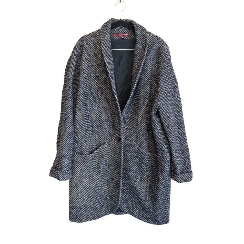 Comptoir Des Cotonniers Overcoat Grey 42 - Picture 1 of 6